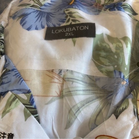 Rayon Mens Hawaiian Shirts Regular Fit Short Sleeve Hawaiian Shirts for Men - Picture 5 of 5